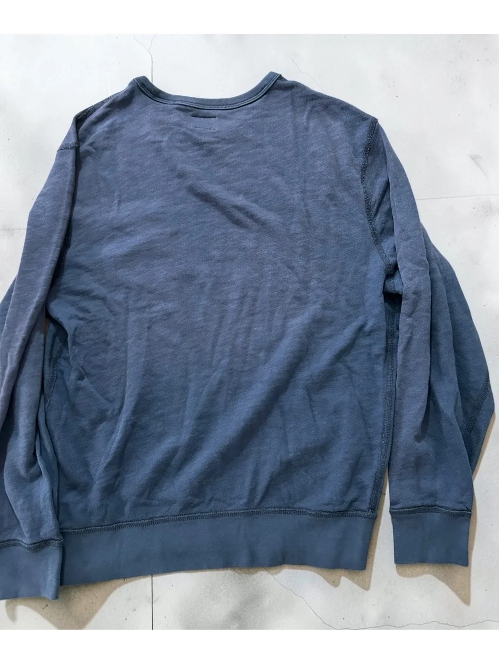 J.Crew Knit Goods Blue Pocket Sweatshirt - Size M